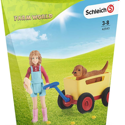 FARM BOX Puppy Wagon Ride Girl