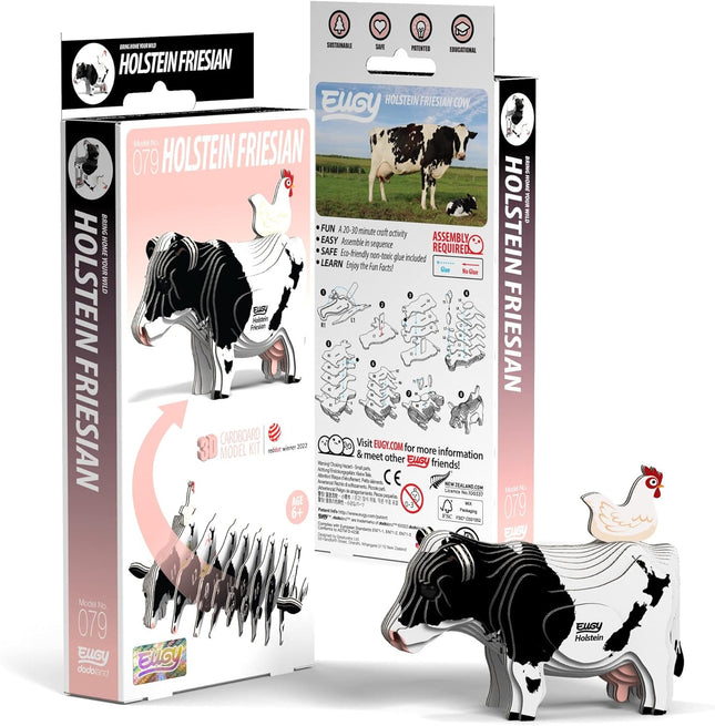 EUGY Holstein Cow 3D Puzzle