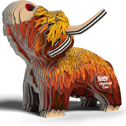 EUGY Highland Cow 3D Puzzle