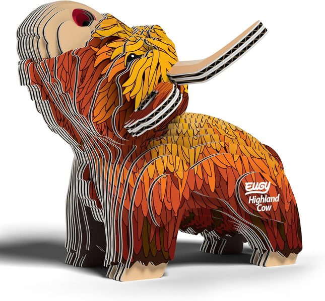 EUGY Highland Cow 3D Puzzle