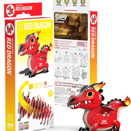 EUGY Red Dragon 3D Puzzle