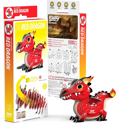 EUGY Red Dragon 3D Puzzle