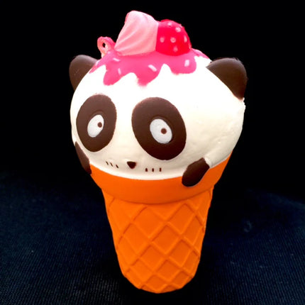 Panda Ice Cream Cone Squishy 4.75" Slowrise
