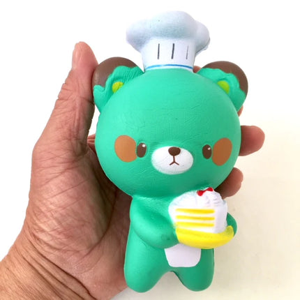 Dessert Chef Bear Squishy 4.75" Slowrise