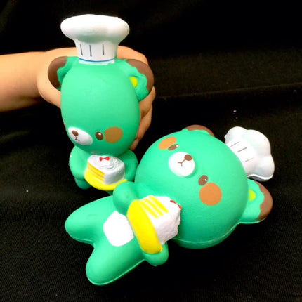 Dessert Chef Bear Squishy 4.75" Slowrise