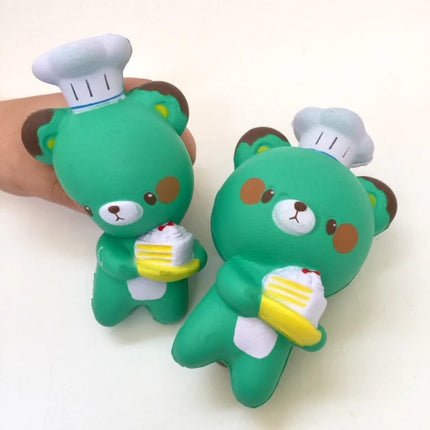 Dessert Chef Bear Squishy 4.75" Slowrise