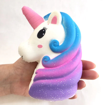 Unicorn Head Squishy Slowrise 14cm