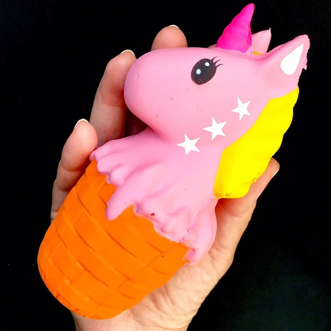 Pink Unicorn Ice cream Squishy Slowrise (Copy)