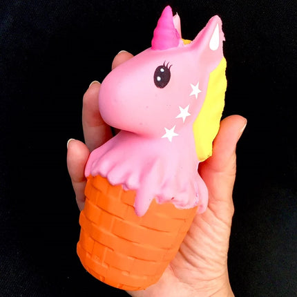 Pink Unicorn Ice cream Squishy Slowrise (Copy)