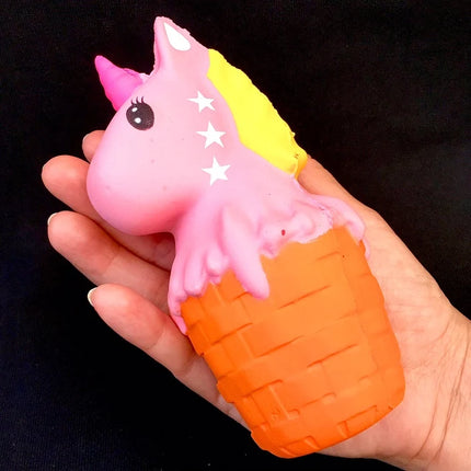 Pink Unicorn Ice cream Squishy Slowrise (Copy)
