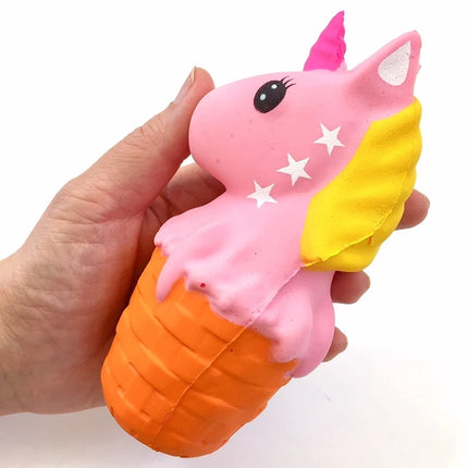 Pink Unicorn Ice cream Squishy Slowrise (Copy)
