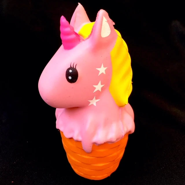 Pink Unicorn Ice cream Squishy Slowrise (Copy)