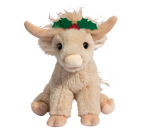 Laddie HOLIDAY HIGHLAND COW Mini SOFT 7"