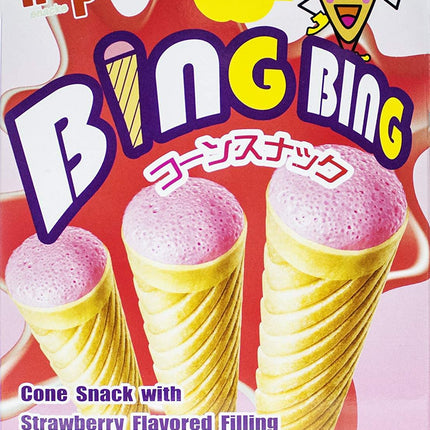 Bing Bing Strawberry Cone Snack