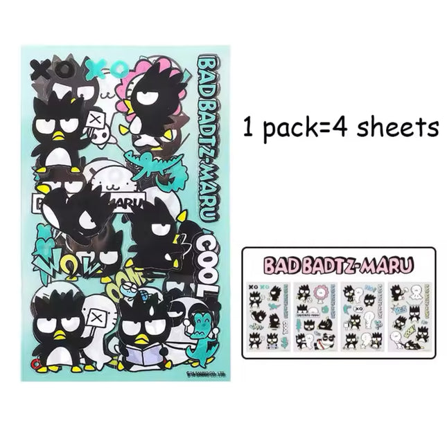 SR Sticker 4pk PET MX