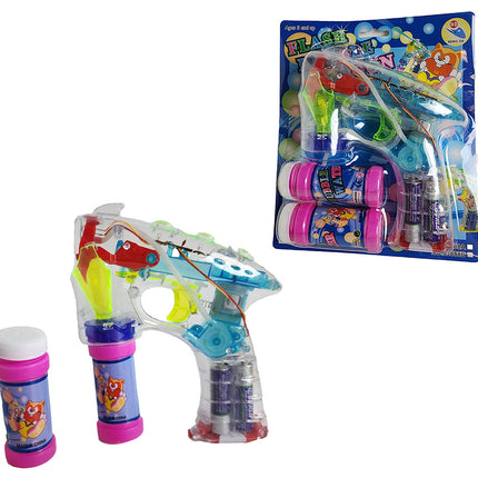 Flashing Bubble Gun 7"