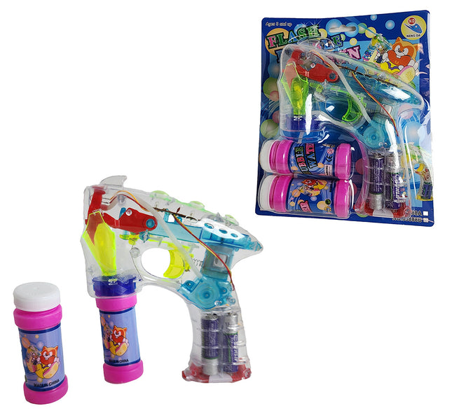 Flashing Bubble Gun 7"