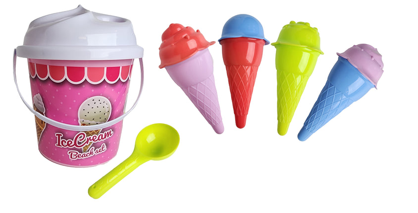 Beach Bucket Set Ice Cream 11pc