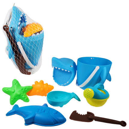 Beach Bucket Set Shark 8pc