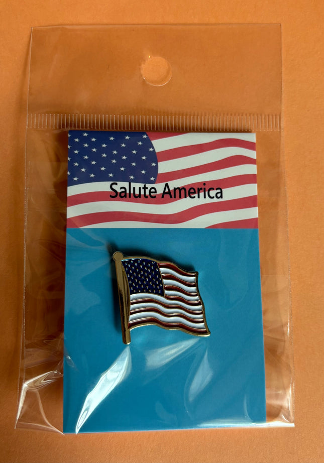 USA Flag Pin 1"