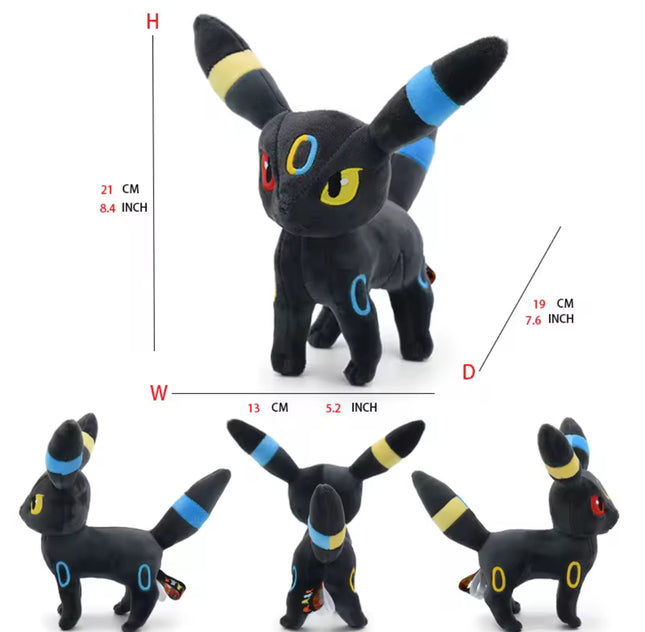 PM Plush Umbreon Shiny 2 color 21cm