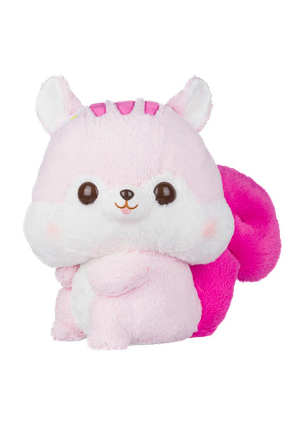 AM Fuzzy Pink Tail Squirrel 13.5"