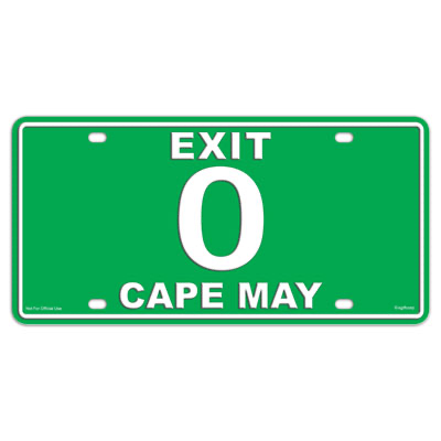 License Plate Exit 0 CM