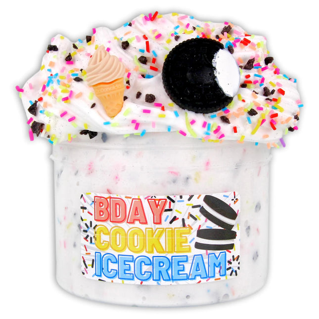 Birthday Cake Ice-Cream Slime