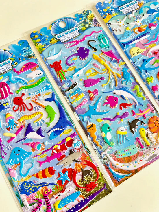 Sticker Sea World 1 Combo Puffy