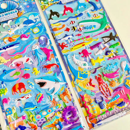 Sticker Sea World 1 Combo Puffy