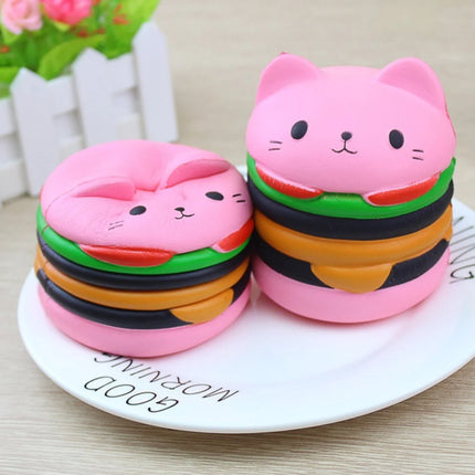 Hamburger Cat Squishy 4" Slowrise