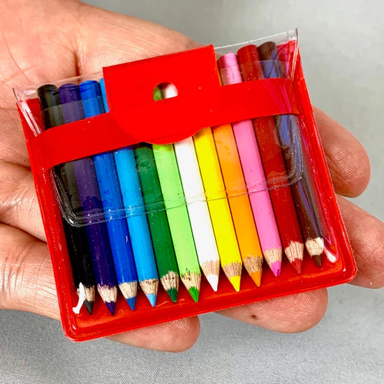 Mini Color Pencils in Pouch