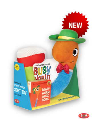 RS  Lowly Worm Bendable Toy w/Book