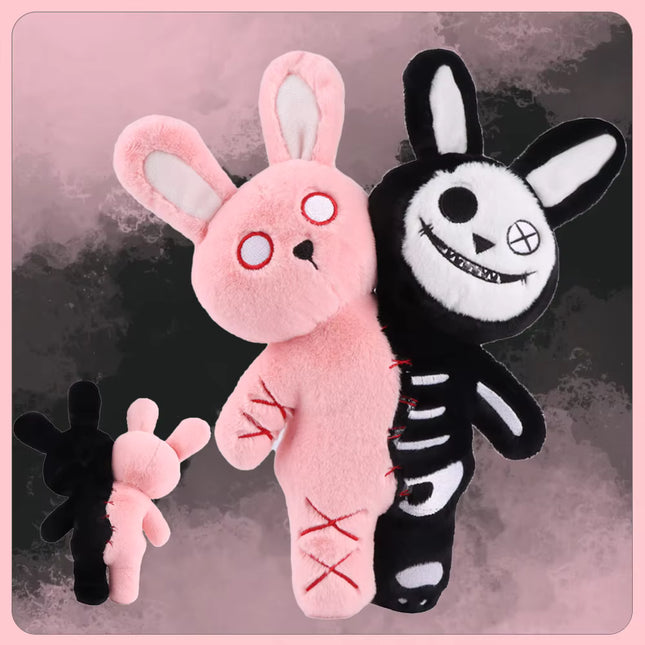 Double Head Skull Rabbit 30cm