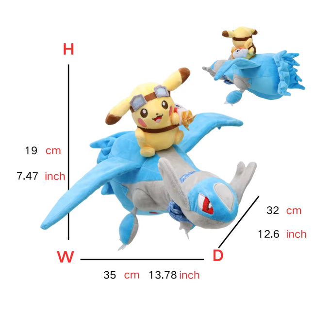 PM Plush Latios Pikachu 28cm