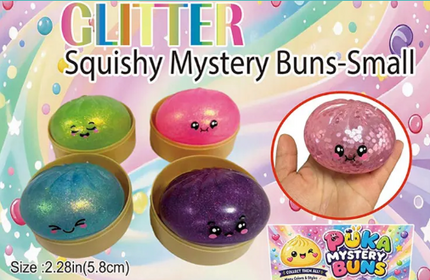 Mystery Glitter Dumpling Squishy 2.5" Small