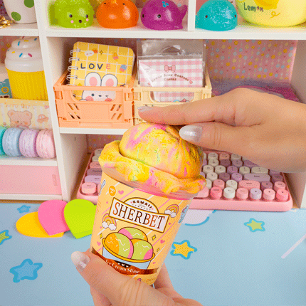 Sherbet Scented Ice Cream Pint Slime