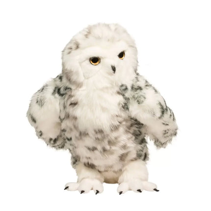 Shimmer Snowy Owl Jointed Head 13"