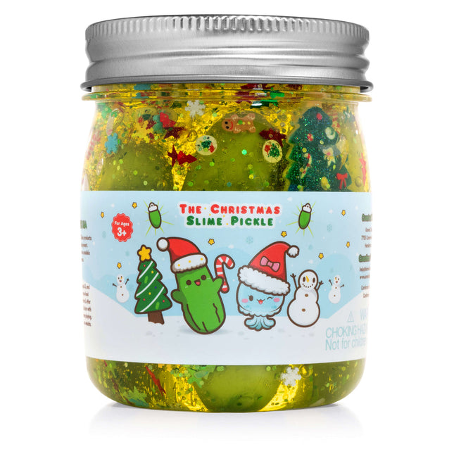 The Christmas Pickle Clear Slime