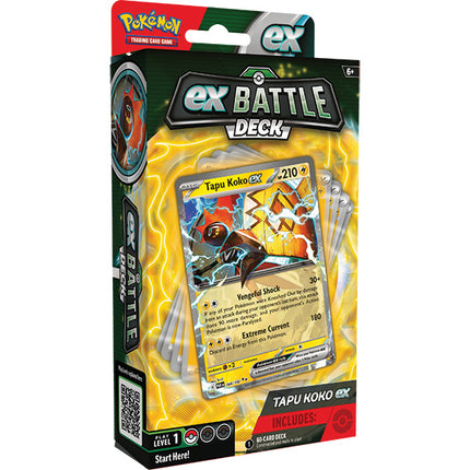 PM BATTLE DECK Tapu Koko EX or Iron Leaves EX