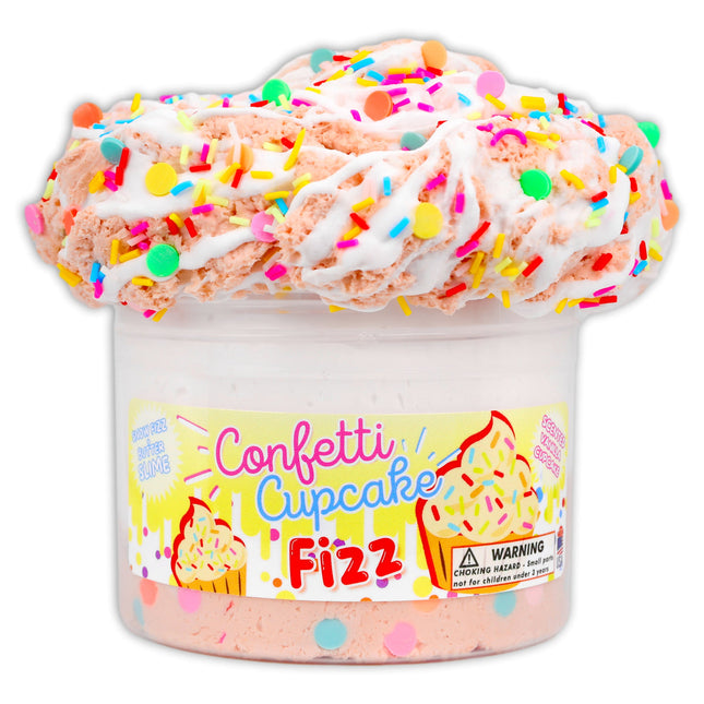 Confetti Cupcake Fizz Slime