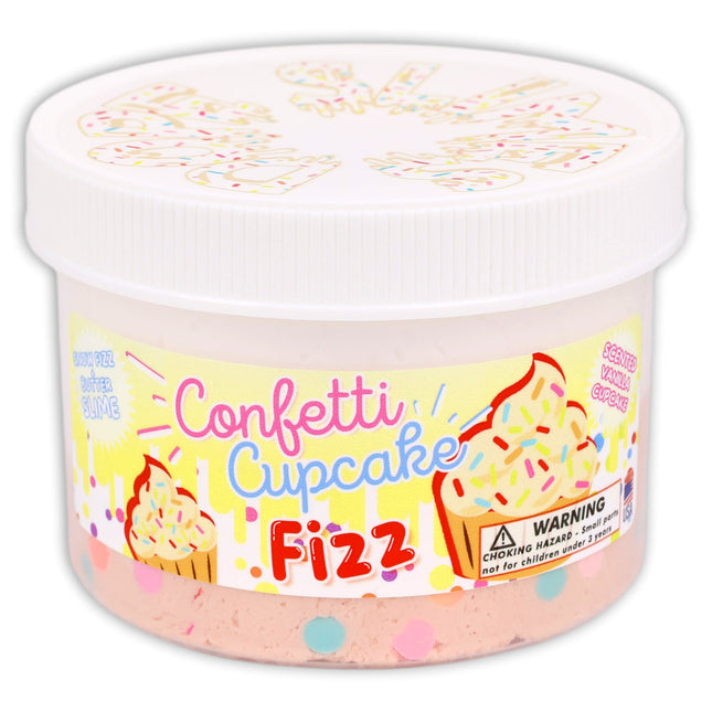 Confetti Cupcake Fizz Slime