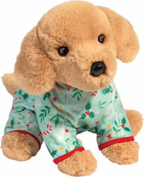 Candy Golden Retriever in PJs