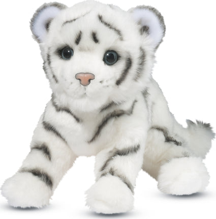 Silky White Tiger Cub 14"