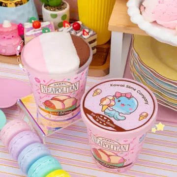 Neopolitan Scented Ice Cream Pint Slime