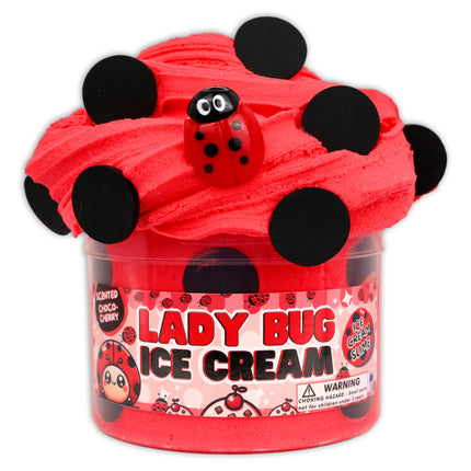 Lady Bug Ice-Cream Slime 8oz