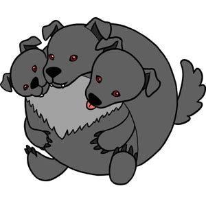 Mini Squishable Cerberus