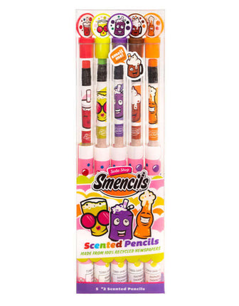 Smencil Set 5pk Soda Shop