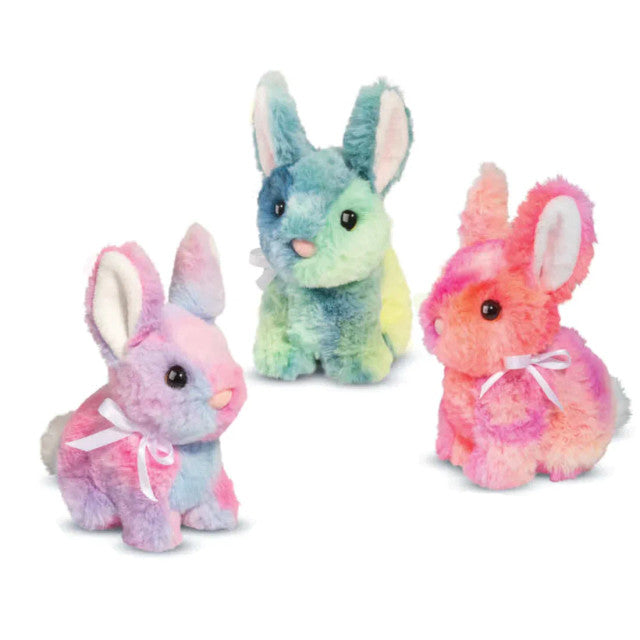 Tie Dye Bunny ast 6.5" tall